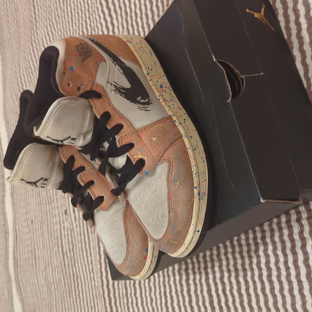 Kids Jordan 1 Brushstroke